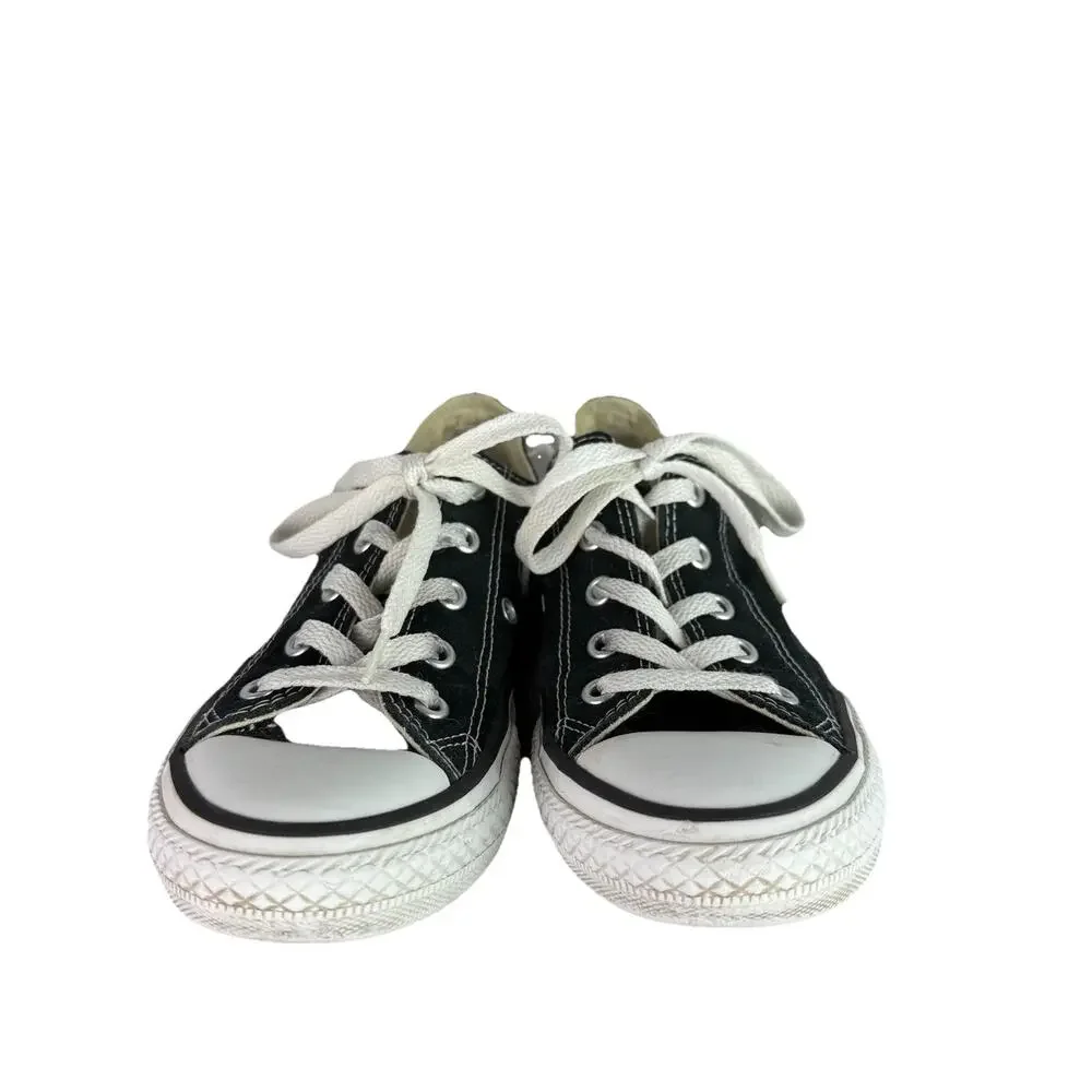Converse All Star‎ Chuck Taylor Youth Size 2 Shoes Black White Low Top Sneakers